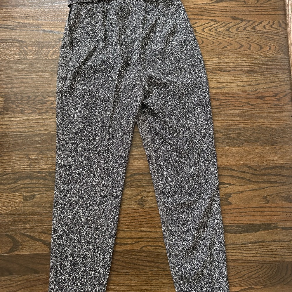 Express High Waisted Paperbag Ankle Pant